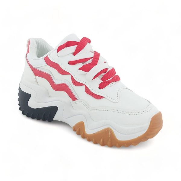 Women PU Fashion Platform Sneakers - Image 7