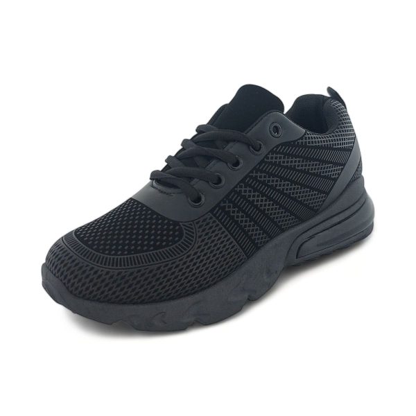 Women Black Textile Casual Sneakers YZ21001 - Image 4