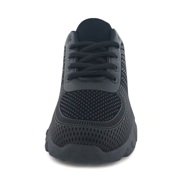 Women Black Textile Casual Sneakers YZ21001 - Image 3