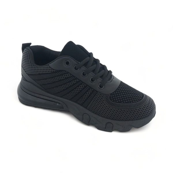 Women Black Textile Casual Sneakers YZ21001