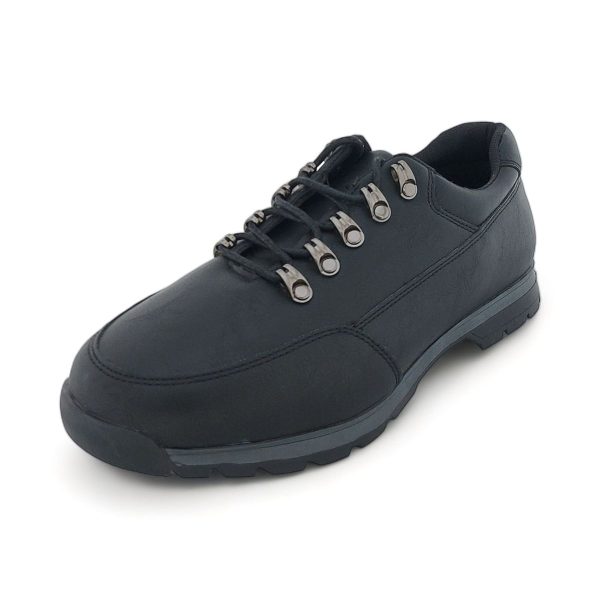 TTP Men's Casual Lace-up Low Top PU Sneakers - Image 4