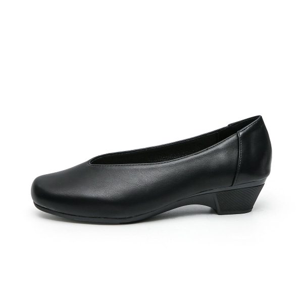 TTP - Simplistic Slip On Square Toe Low Heels JSF28 - Image 5