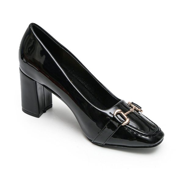 TTP - Square Toe Block Heel with Link Decor JSF51 - Image 14