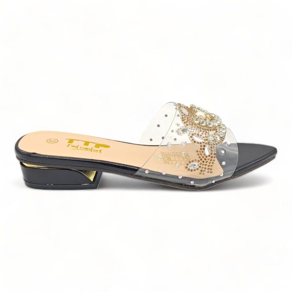 TTP Flatform Crystal Clear Sandals XB23639 - Image 4