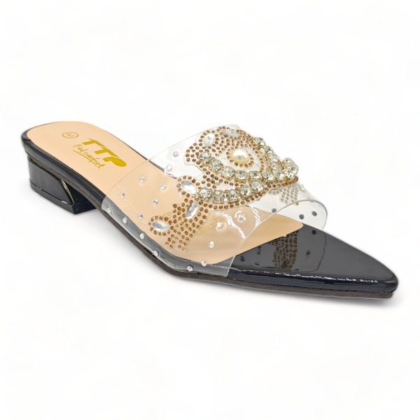 TTP Flatform Crystal Clear Sandals XB23639