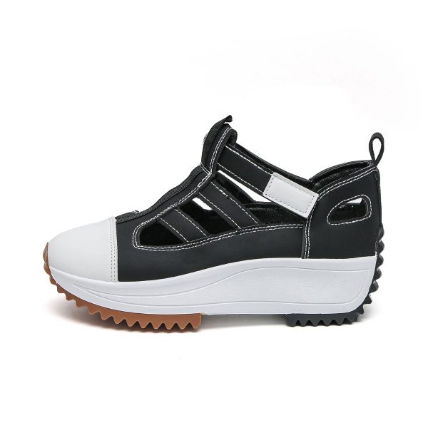 TTP Fashion Loop and Hook Platform Sneaker with Cut-Out Pattern XB3903 - Image 15