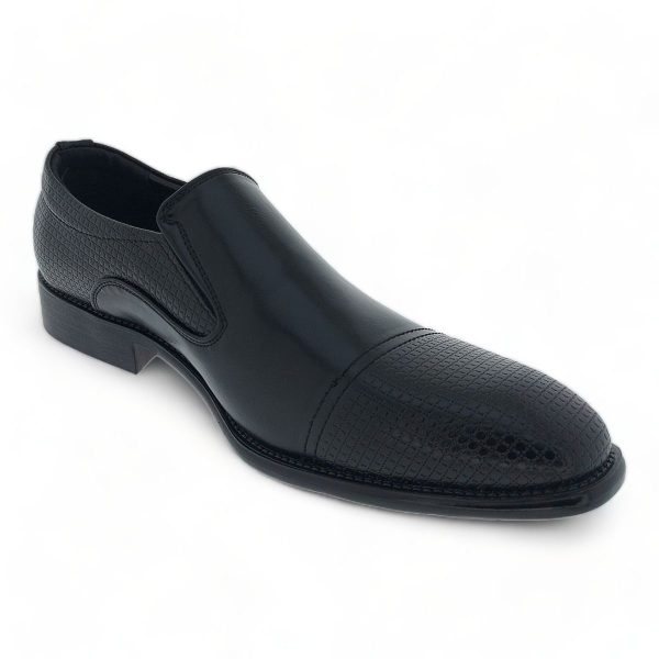 Men's Classic Loafers with Elastic Vamp Edge Y802 - Image 7