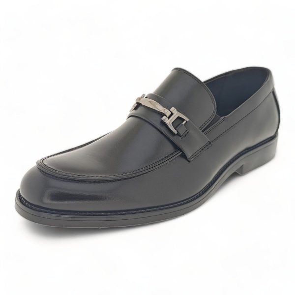 Men's Classic Formal Loafers with Link Decor Y892 - Image 9