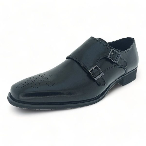 Men's Formal Dress Shoes with Monk Strap Y918 - Image 9