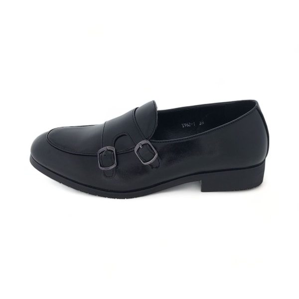 Men's Formal Dress Shoes with Monk Strap Decor Y962 - Image 5