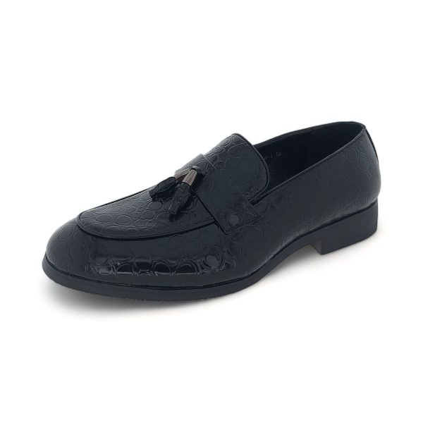 Chunsen Men's Formal Slip On Loafers with Tassel Y966 - Image 9