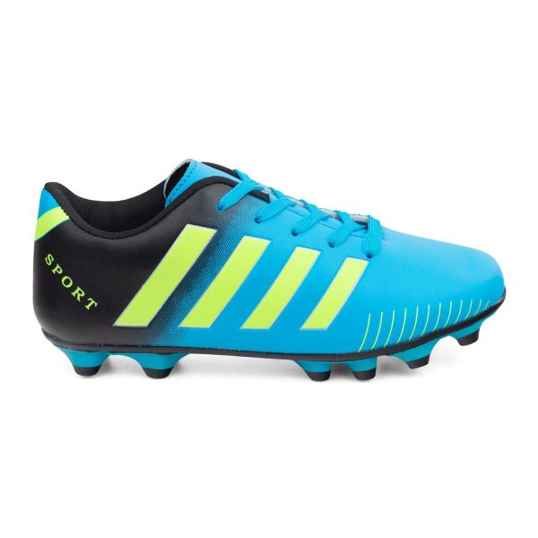 Youth PU 12 Stud Soccer Boot with Line Details QX22009 - Image 17