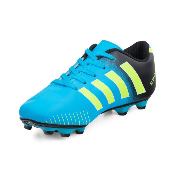 Youth PU 12 Stud Soccer Boot with Line Details QX22009 - Image 14