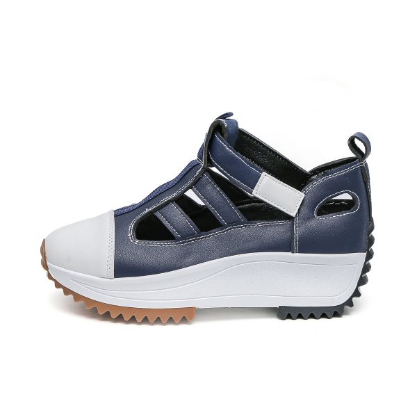 TTP Fashion Loop and Hook Platform Sneaker with Cut-Out Pattern XB3903 - Image 10