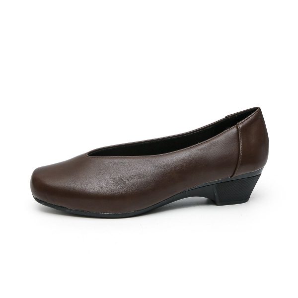 TTP - Simplistic Slip On Square Toe Low Heels JSF28 - Image 11