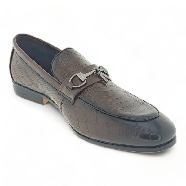 Men's Formal Dress Shoes Loafers with PU Patterning Y799 - Image 3