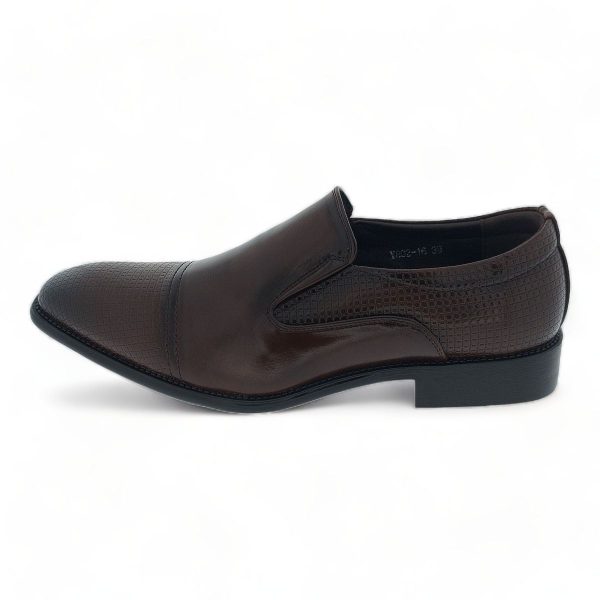 Men's Classic Loafers with Elastic Vamp Edge Y802 - Image 5