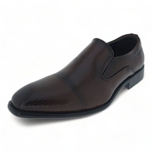 Men's Classic Loafers with Elastic Vamp Edge Y802