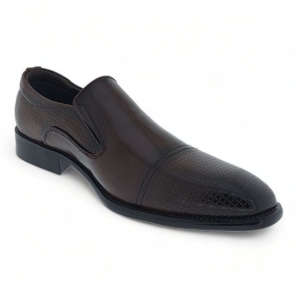 Men's Classic Loafers with Elastic Vamp Edge Y802 - Image 2