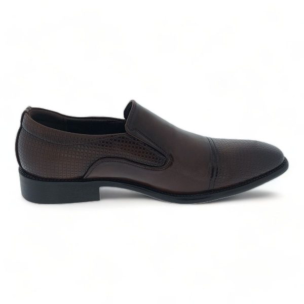 Men's Classic Loafers with Elastic Vamp Edge Y802 - Image 3