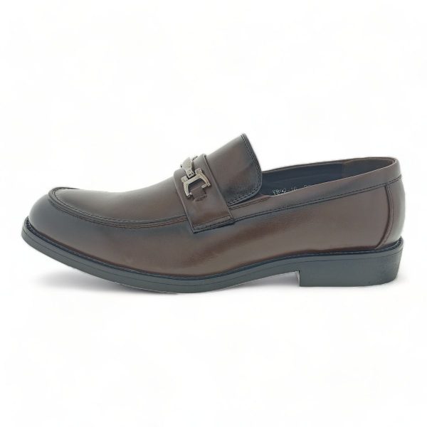 Men's Classic Formal Loafers with Link Decor Y892 - Image 5