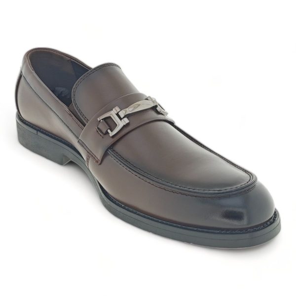 Men's Classic Formal Loafers with Link Decor Y892 - Image 3