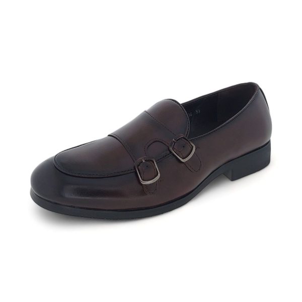 Men's Formal Dress Shoes with Monk Strap Decor Y962 - Image 9