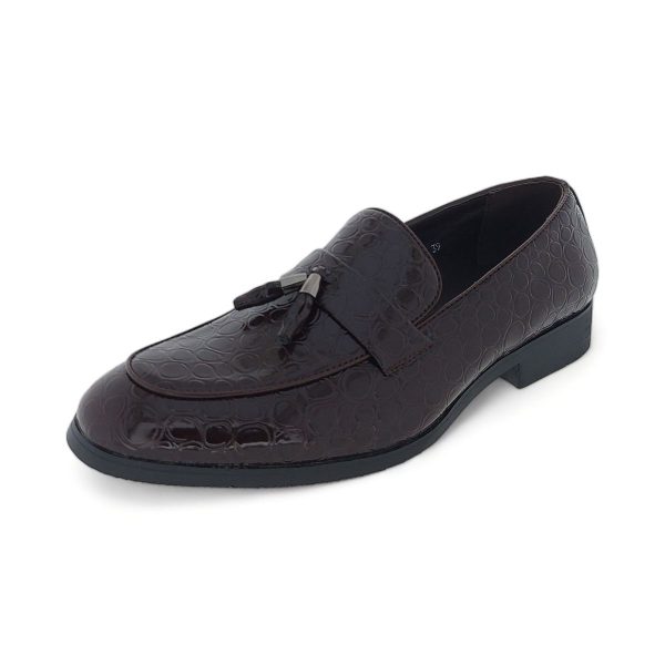 Chunsen Men's Formal Slip On Loafers with Tassel Y966 - Image 4