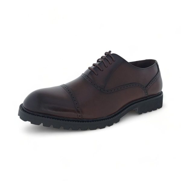 Men's Classic Dress Shoes Half Brogue Oxford Y972 - Image 9