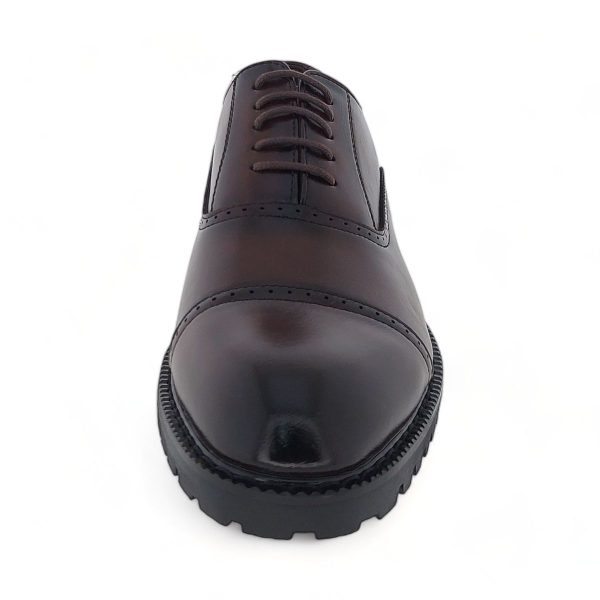 Men's Classic Dress Shoes Half Brogue Oxford Y972 - Image 8