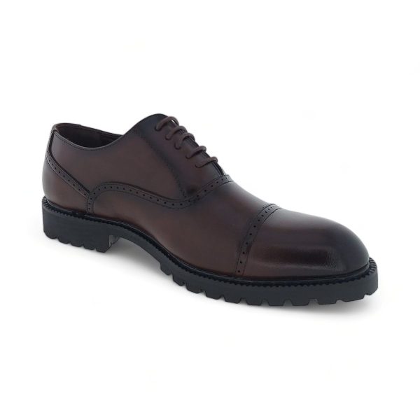 Men's Classic Dress Shoes Half Brogue Oxford Y972 - Image 7