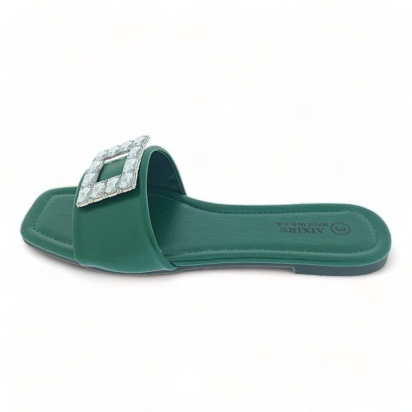 Aixir Sandal with Embellished Square Decor PSL4184 - Image 3