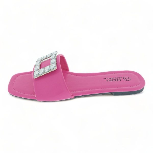 Aixir Sandal with Embellished Square Decor PSL4184 - Image 6