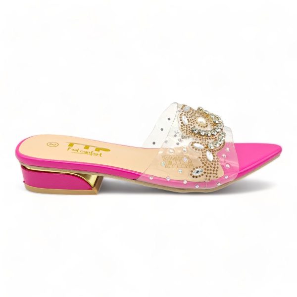 TTP Flatform Crystal Clear Sandals XB23639 - Image 12