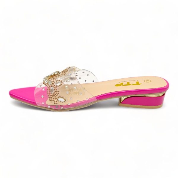 TTP Flatform Crystal Clear Sandals XB23639 - Image 9