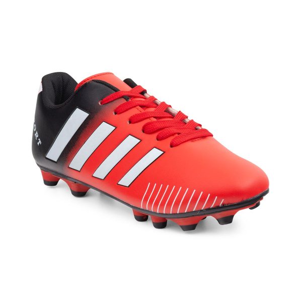 Youth PU 12 Stud Soccer Boot with Line Details QX22009 - Image 10