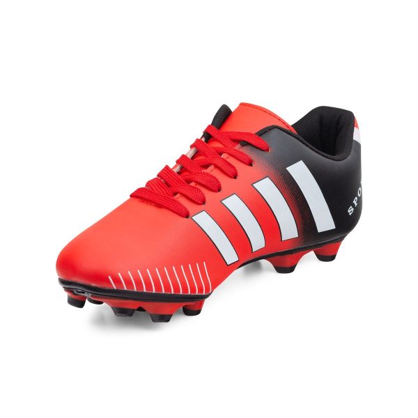 Youth PU 12 Stud Soccer Boot with Line Details QX22009 - Image 8