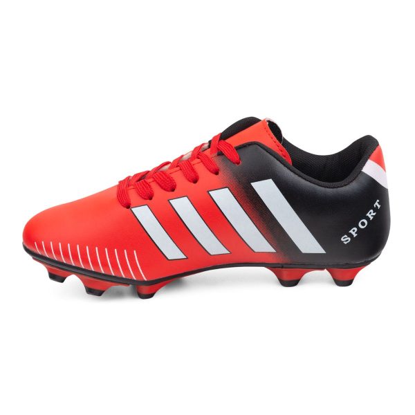 Youth PU 12 Stud Soccer Boot with Line Details QX22009 - Image 7