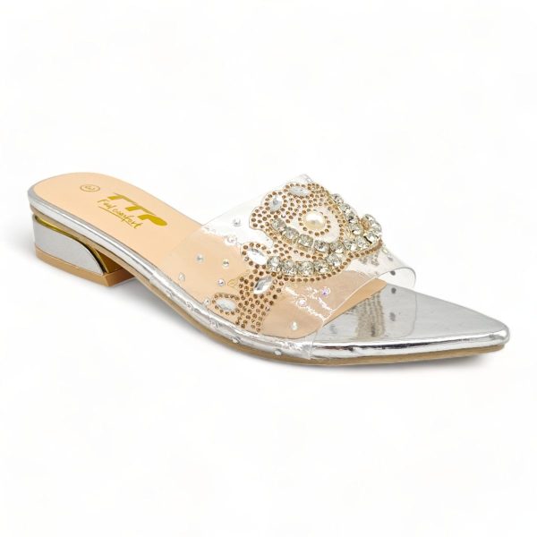 TTP Flatform Crystal Clear Sandals XB23639 - Image 7