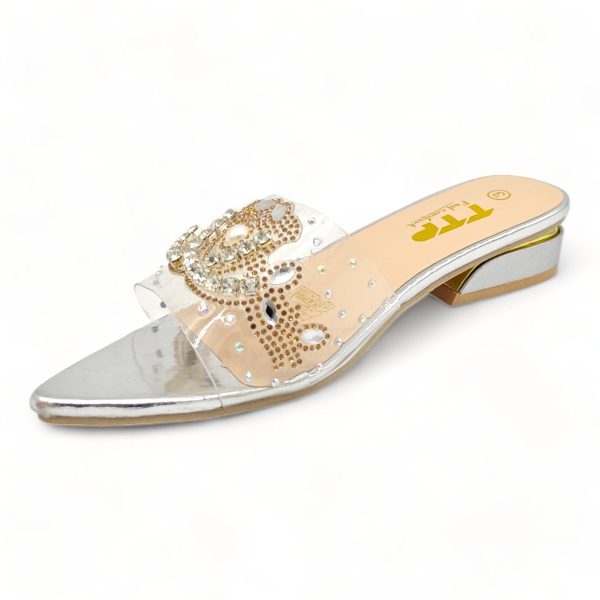 TTP Flatform Crystal Clear Sandals XB23639 - Image 6