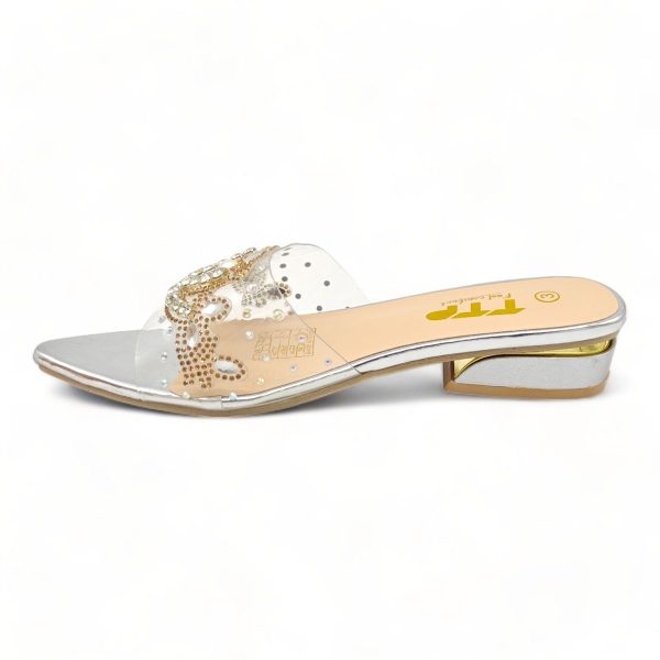 TTP Flatform Crystal Clear Sandals XB23639 - Image 5