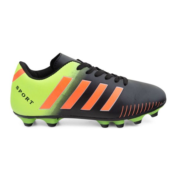 Youth PU 12 Stud Soccer Boot with Line Details QX22009 - Image 5