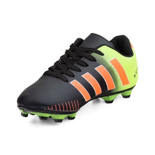 Youth PU 12 Stud Soccer Boot with Line Details QX22009 - Image 3