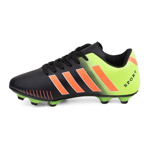 Youth PU 12 Stud Soccer Boot with Line Details QX22009 - Image 2