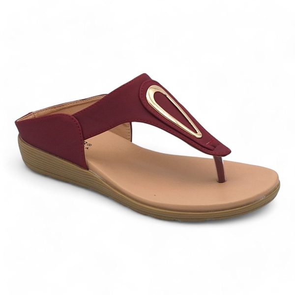 ALXIR Women Thong Sandals with Decor PSL2146