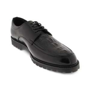 Men's PU Derby with Mock Croc