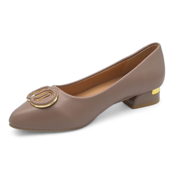 TTP Women PU Low Block Heel JSF89 - Image 3