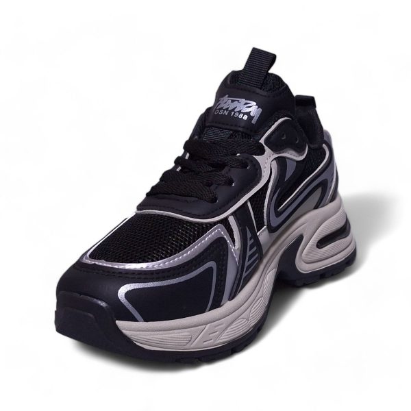 Women's Trendsetting Sneaker with PVC Platform Sole - XB24418 - Image 18