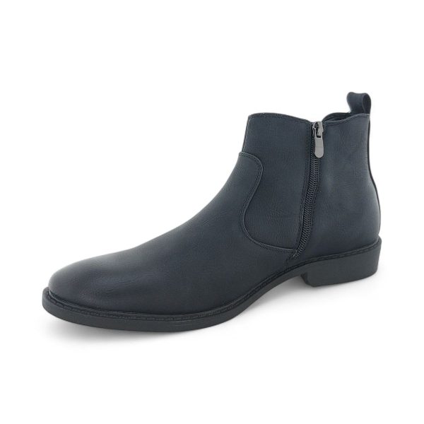 Men's Classic Ankle Boots with Elasticated Side and Side Zipper Y879 - Image 8