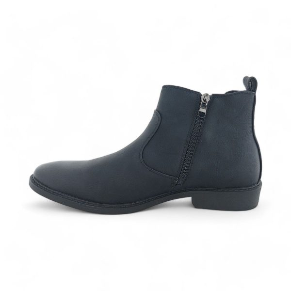 Men's Classic Ankle Boots with Elasticated Side and Side Zipper Y879 - Image 7